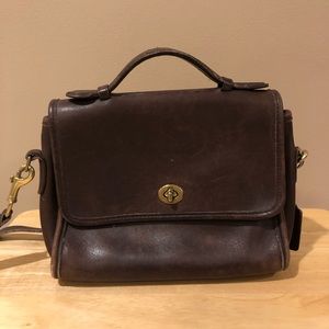 VINTAGE Genuine Leather Coach Purse